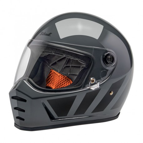 BILTWELL LANE SPLITTER HELMET GREY INERTIA