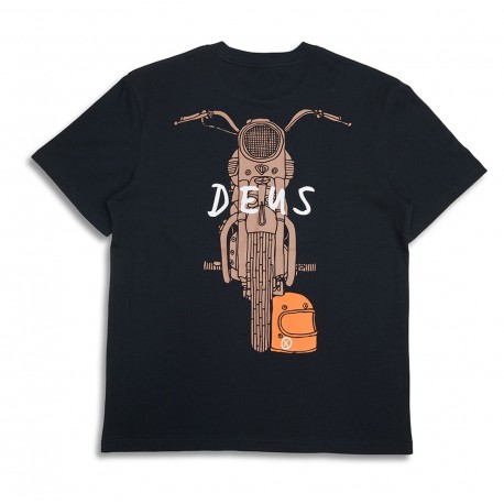 DEUS FRONTAGE BLACK TEE