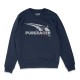 PURERACER MAXIMUM SPEED BLUE NAVY SWEATSHIRT