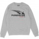 SUDADERA PURERACER MAXIMUM SPEED HEATHER GREY