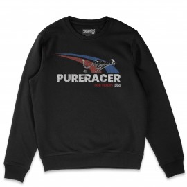 SUDADERA PURERACER MAXIMUM BLACK GREY