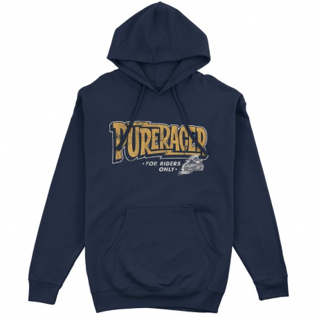 PURERACER ROAD TO SUCCESS BLUE NAVY HOODIE