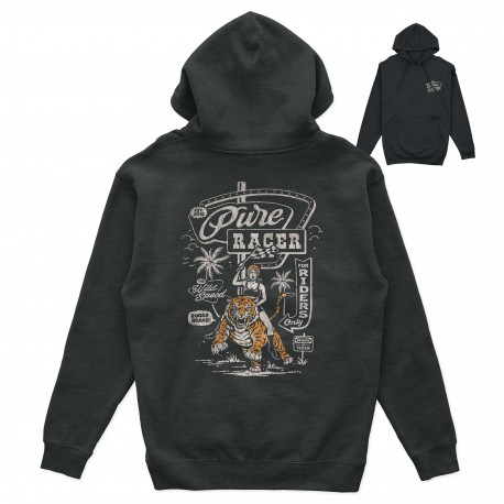 PURERACER WILL SPEED DARK GREY HOODIE