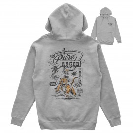 SUDADERA CAPUCHA PURERACER WILL SPEED HEATHER GREY