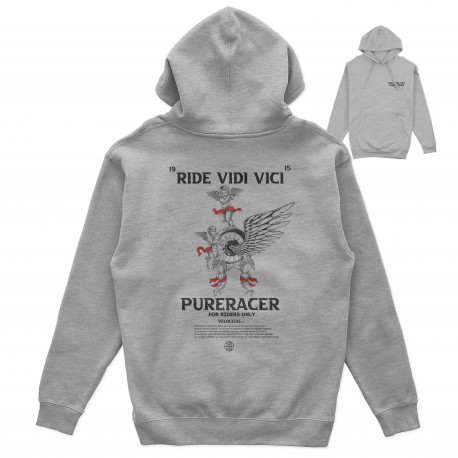 PURERACER RIDE VIDI VINCI HEATHER GREY HOODIE