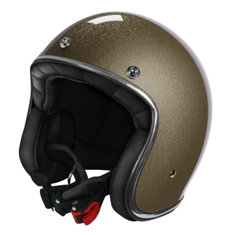 STORMER QUARTZ GLITTER GOLD HELMET