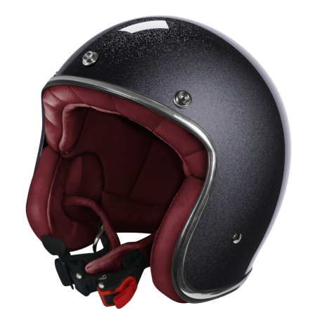 STORMER QUARTZ GLITTER BLACK HELMET