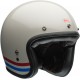 Casco Bell custom 500 Stripes Blanco