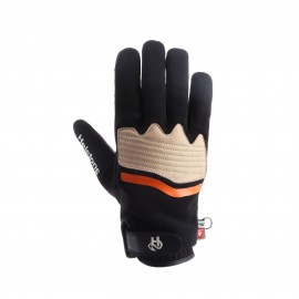 GUANTES HELSTONS JAZZ BLACK BEIGE