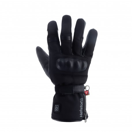 HELSTONS ECKO BLACK HEATING GLOVES