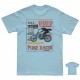 CAMISETA PURERACER KING OF JUMPS BLUE SKY