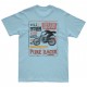 CAMISETA PURERACER KING OF JUMPS BLUE SKY