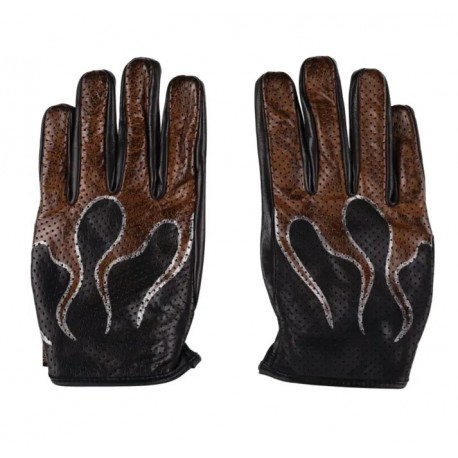 GUANTES 70s RUDE RIDERS FLAMES BLACK