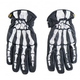 GUANTES 70s RUDE RIDERS BONES BLACK