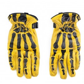 GUANTES 70s RUDE RIDERS BONES YELOW