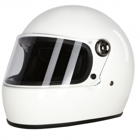 70S INDY GLOSS WHITE HELMET