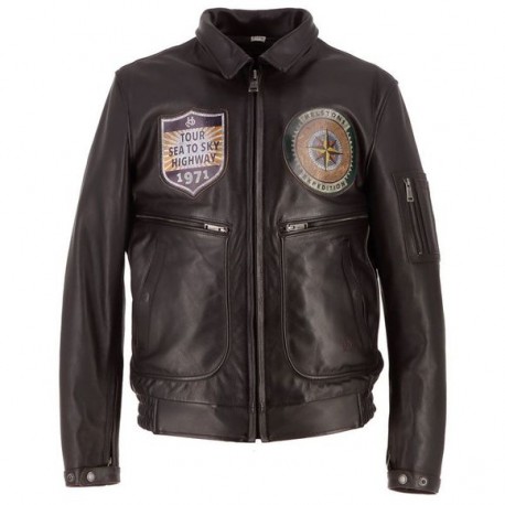 CHAQUETA HELSTONS JET FORCE BROWN