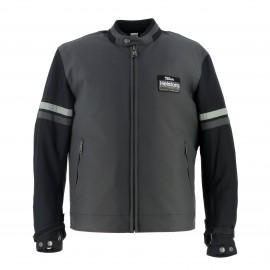 CHAQUETA HELSTONS V SERIES TEX GREY BLACK