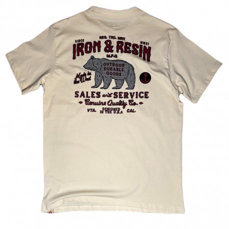 CAMISETA IRON AND RESIN DURABLE GOODS NATURAL