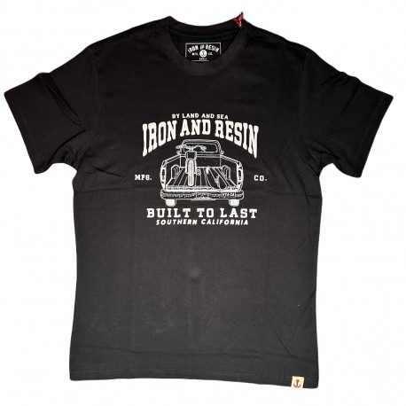 IRON AND RESIN PICK UP LOVE BLACK TEE