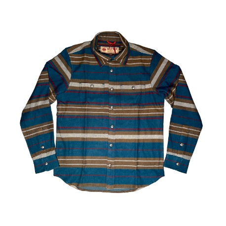 CAMISA IRON AND RESIN FRONTIER BLUE