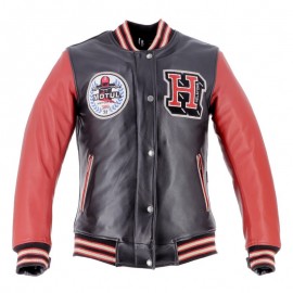 CHAQUETA HELSTONS STUDENT BLACK RED