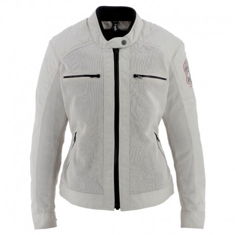 CHAQUETA HELSTONS WIDOW AIR MESH SILVER