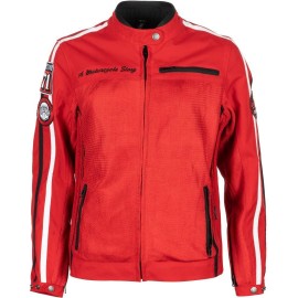 HELSTONS QUEEN MESH RED JACKET