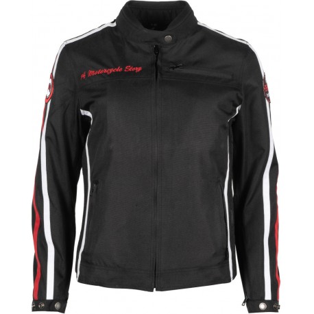 CHAQUETA HELSTONS QUEEN TEX BLACK