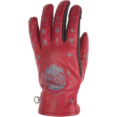 GUANTES HELSTONS GRAFIC BURGUNDY