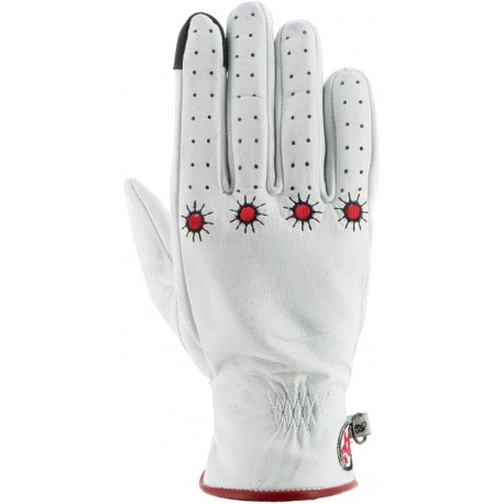 GUANTES HELSTONS SHINE WHITE