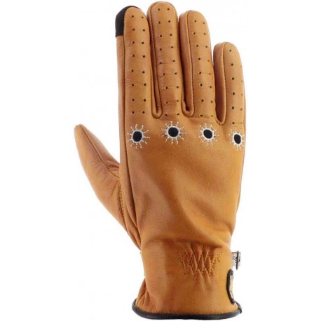 HELSTONS SHINE GLOVES GOLD