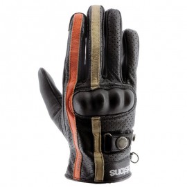 GUANTES HELSTONS TINTA BLACK ORANGE