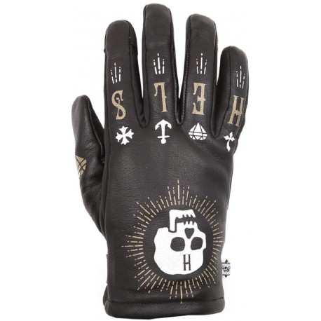 GUANTES HELSTONS GRAFIC HIVER BLACK