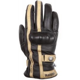 GUANTES HELSTONS TINTA HIVER BLACK BEIGE