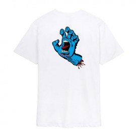 Santa Cruz Screaming Hand Chest t-shirt white