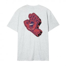 Santa Cruz Screaming Foam Hand t-shirt athletic heather