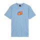 CAMISETA Santa Cruz Oval Check Flame Front t-shirt crystal blue