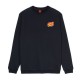 Santa Cruz Oval Check Flame sweatshirt black