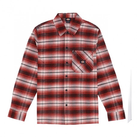 Dickies Forest Check shirt red ochre