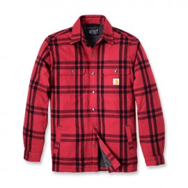 Carhartt Roane Hooded Shirt Jac Crabapple