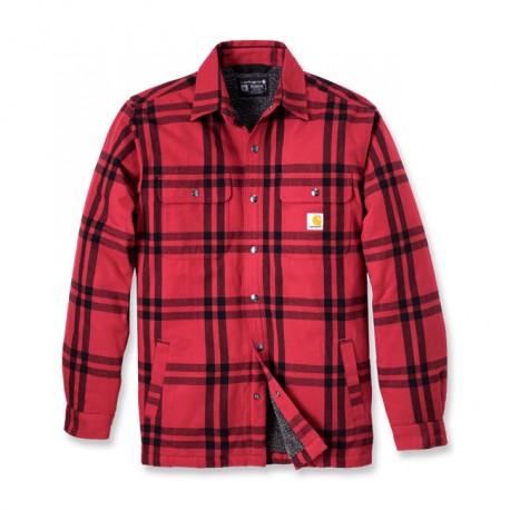 CAMISA Carhartt Roane Hooded Shirt Jac Crabapple