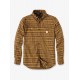 CAMISA Carhartt Flannel plaid shirt oak brown