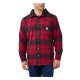 CAMISA Carhartt Flannel hooded shirt oxblood