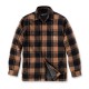 CAMISA Carhartt Flannel Sherpa-Lined shirt brown