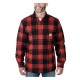 CAMISA Carhartt Flannel Sherpa-Lined shirt red ochre