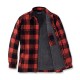 CAMISA Carhartt Flannel Sherpa-Lined shirt red ochre