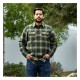 Biltwell Hi Test Flannel shirt moss