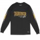 PURERACER ROAD TO SUCCESS BLACK LONG SLEEVE TEE