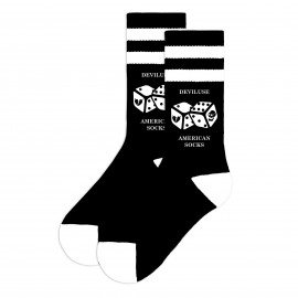 AMERICAN SOCKS MID HIGH Good Luck , 8 INCH